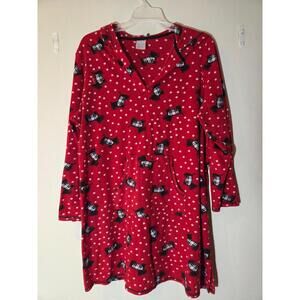 Secret Treasures Women's Fleece Terrier Hooded Gown 2X/3X